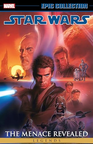 Star Wars Legends comic cover featuring Anakin Skywalker, Obi-Wan Kenobi, and Tusken Raiders.