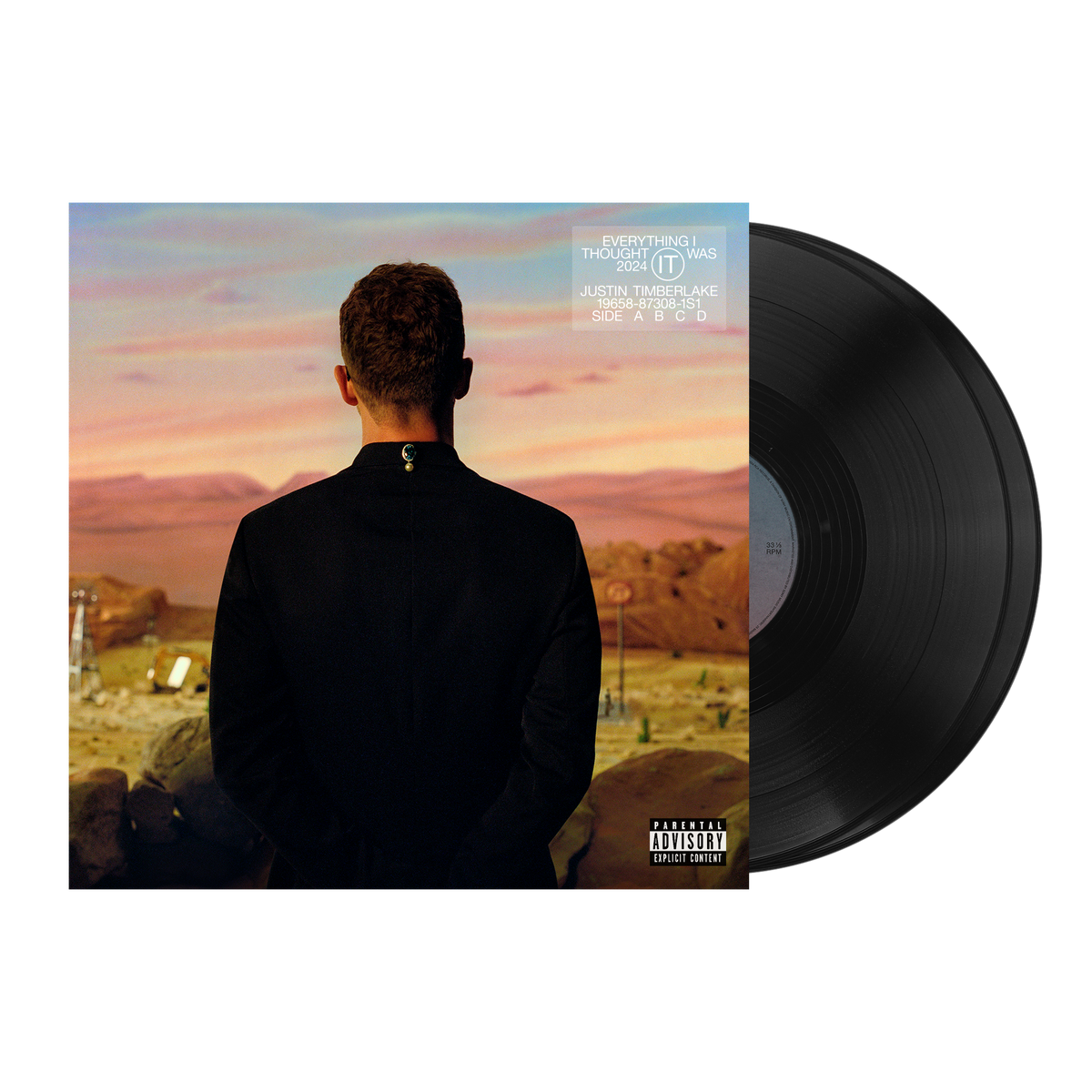 Justin Timberlake album "Everything I Thought It Was" vinyl record.