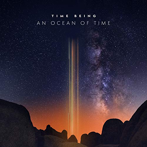 Album cover showing a starry night sky above dark rock silhouettes with light streaks.
