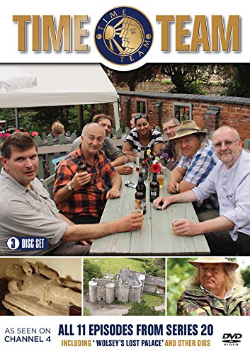 Time Team Series 20 DVD cover featuring the cast at a table and archaeological sites.