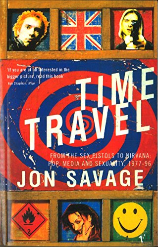 Book cover: "Time Travel" by Jon Savage, featuring pop culture imagery.