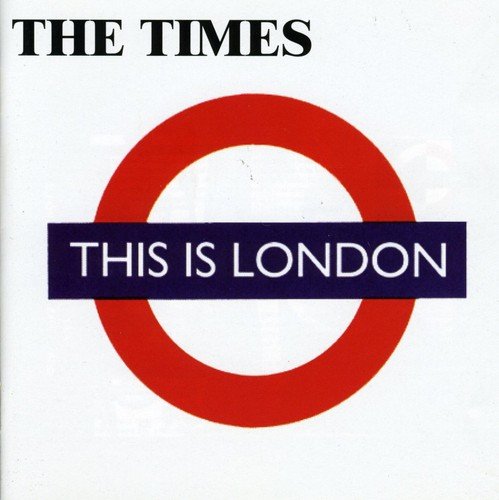 Red circle with "This is London" text on a white background.