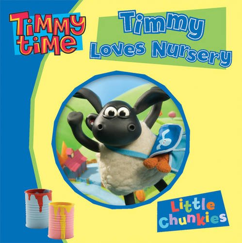 Timmy Time" book cover featuring a smiling sheep with a blue blanket.