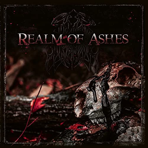 CD cover: skull with black splatter, dark imagery, and band title.