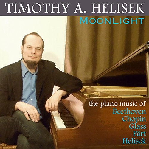 CD cover featuring pianist Timothy A. Helisek and a grand piano.