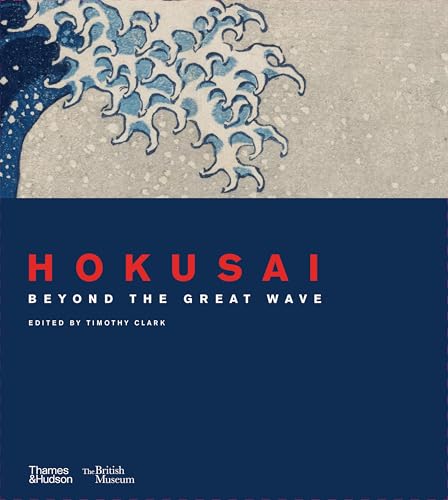 Book cover featuring Hokusai's Great Wave print above dark blue text on a blue background.
