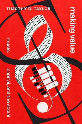 Red book cover with piano keys forming an ampersand shape.