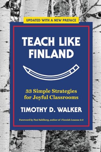 Book cover: "Teach Like Finland" with a pencil illustration.