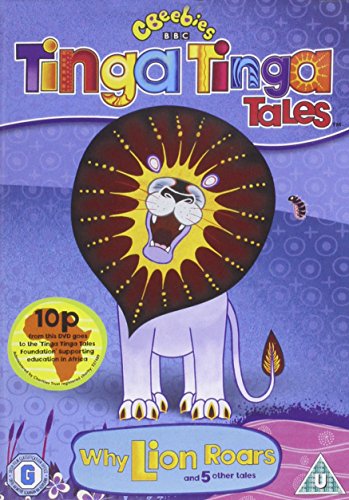 DVD cover featuring a stylized cartoon lion with a sun-like mane.