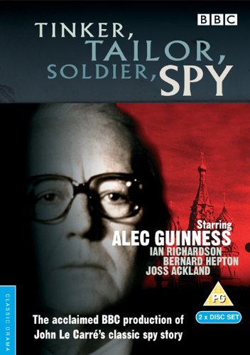 DVD cover featuring Alec Guinness against a red background with a Russian cathedral silhouette.
