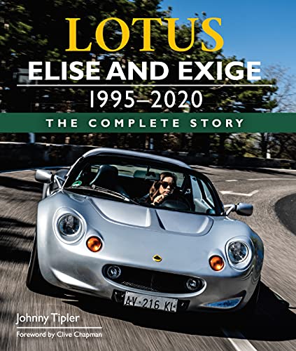 Silver Lotus Elise sports car on a winding road, book cover.