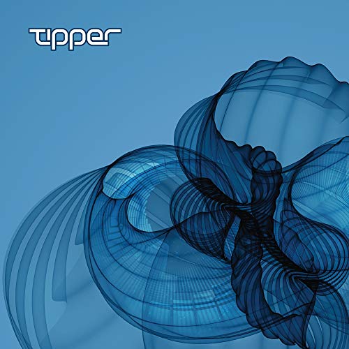 Album cover for Tipper’s “Seamless Unspeakable Something” featuring blue abstract lines.