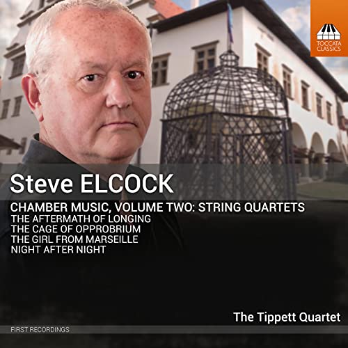 CD cover featuring composer Steve Elcock and a building with a dome.