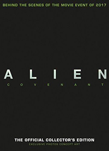 Black book cover with silver text: "Alien Covenant: Official Collector's Edition".