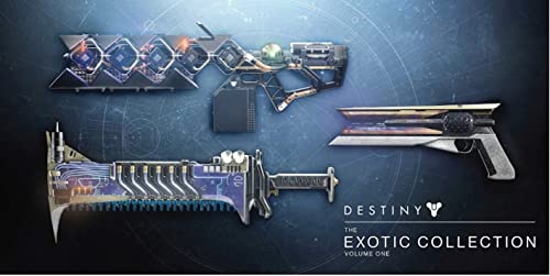 Destiny: The Exotic Collection, Volume One cover featuring futuristic weapons.