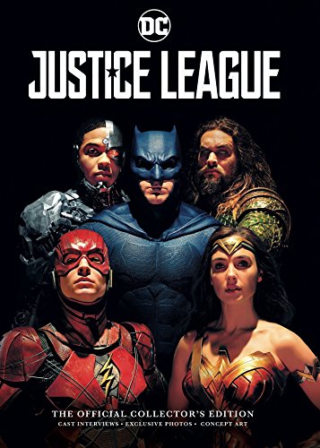 Justice League collector's edition book cover featuring superhero portraits.