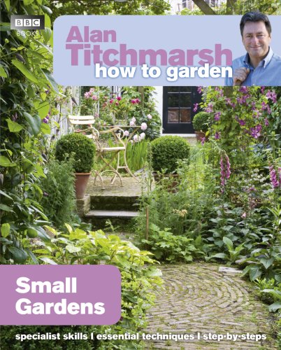 Book cover featuring Alan Titchmarsh and a small, lush garden scene.