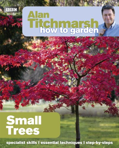 Book cover featuring Alan Titchmarsh and a vibrant red Japanese maple tree.