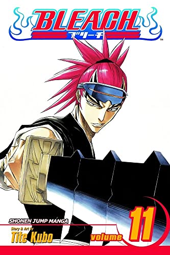 Bleach manga volume 11 cover featuring Renji Abarai holding his sword.