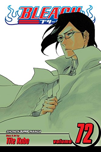 Bleach manga volume 72 cover featuring a man with glasses.