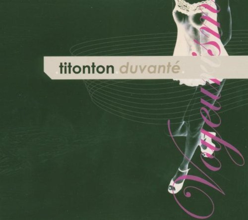CD cover: woman in white dress, pink text, dark green background.