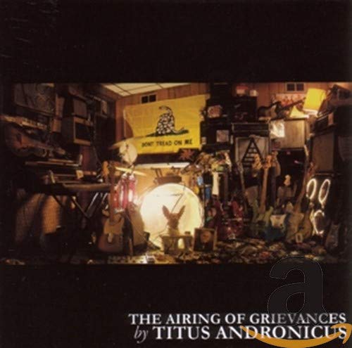 CD cover for Titus Andronicus’ “The Airing of Grievances,” cluttered room scene.