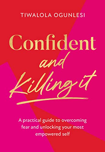 Book cover with pink and gold text: "Confident and Killing It".