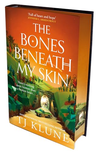 Book cover for The Bones Beneath My Skin by TJ Klune featuring a tunnel.