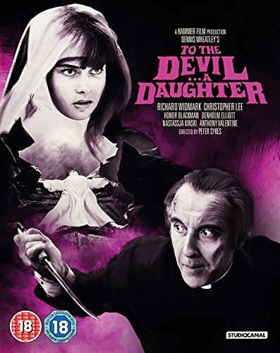 Blu-ray cover for To The Devil A Daughter featuring a nun and a man.