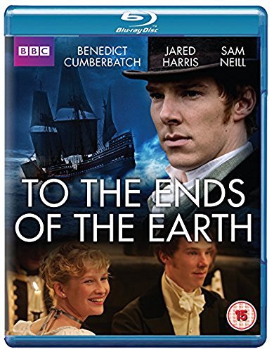 "Blu-ray case with 'To The Ends Of The Earth' cover featuring historical characters and a ship."