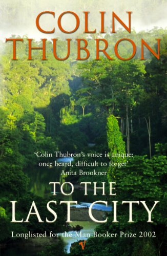 Book cover for "To The Last City" with lush green jungle imagery.