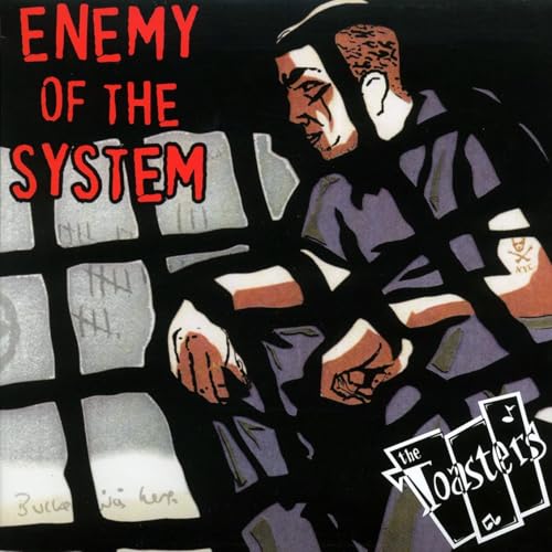 Album cover depicting a prisoner behind bars, with red text and band logo.