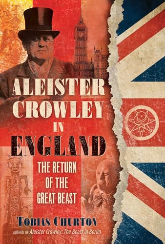 Book cover featuring Aleister Crowley’s portrait with British flag and Big Ben.