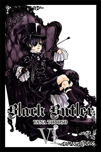 Manga volume cover: a young man in Victorian attire sits in a chair.