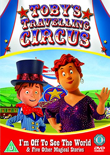 DVD cover featuring cartoon circus performers, a boy and a ringmaster.
