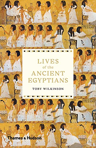 Book cover: "Lives of the Ancient Egyptians" with Egyptian art imagery.