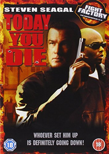 DVD cover for "Today You Die" with two men, one holding a gun.