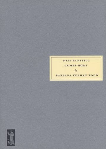 Book cover: "Miss Ranskill Comes Home" by Barbara Euphan Todd.