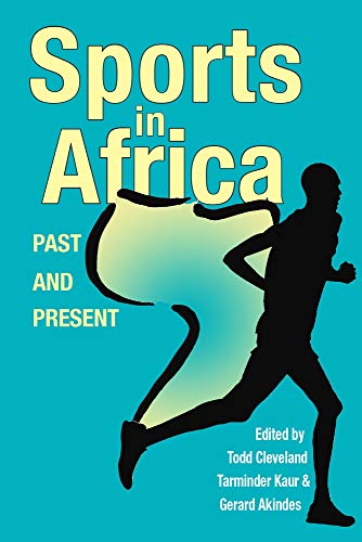 Book cover: "Sports in Africa, Past and Present" with a runner silhouette.