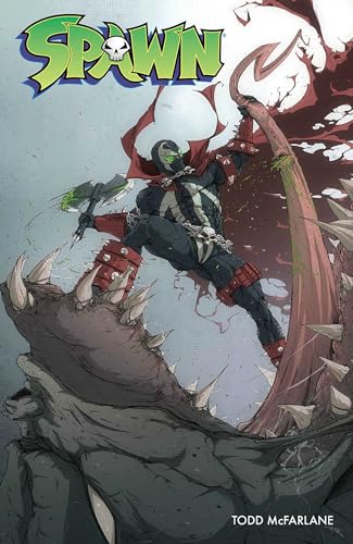 Spawn, a hellspawn warrior, stands amidst a rocky, desolate landscape.
