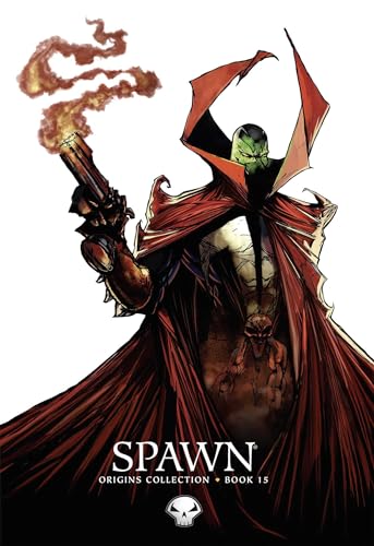 Spawn, a green-skinned figure with a cape, holding a gun.