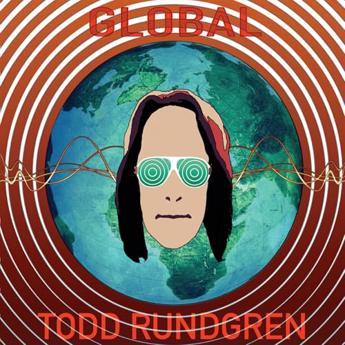 Todd Rundgren album cover: portrait with Earth background and circular waves.