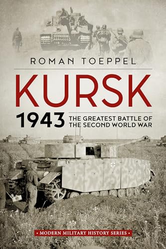 Book cover depicting World War II tanks and soldiers, titled "Kursk 1943.