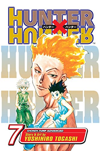 Hunter x Hunter manga volume 7 cover featuring Hisoka, Gon, and Killua.