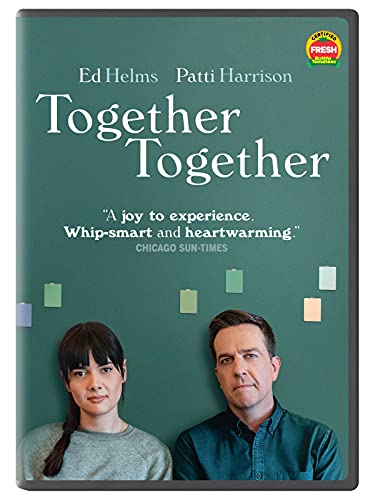 Together Together" DVD cover with Ed Helms and Patti Harrison.