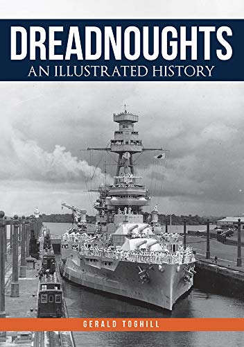 Book cover: “Dreadnoughts” with a black and white image of a battleship.