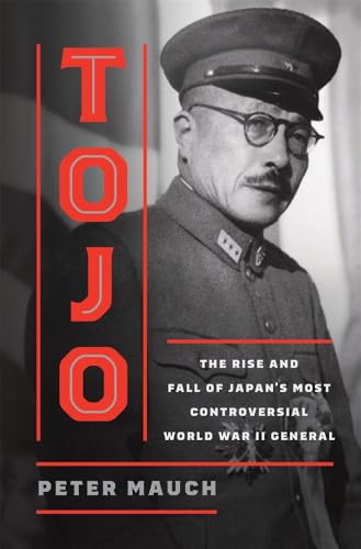 Book cover featuring a black and white portrait of Hideki Tojo in military uniform.
