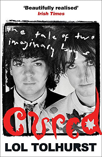 Book cover featuring a black and white photo of two men with messy hair.