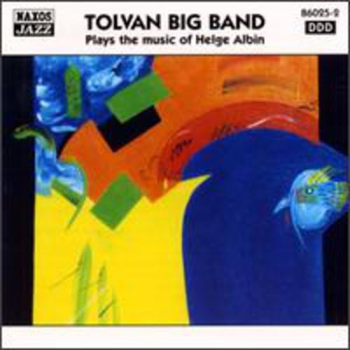 CD cover for Tolvan Big Band, featuring abstract colorful artwork.