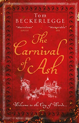 Red book cover with ornate gold border and title "The Carnival of Ash.